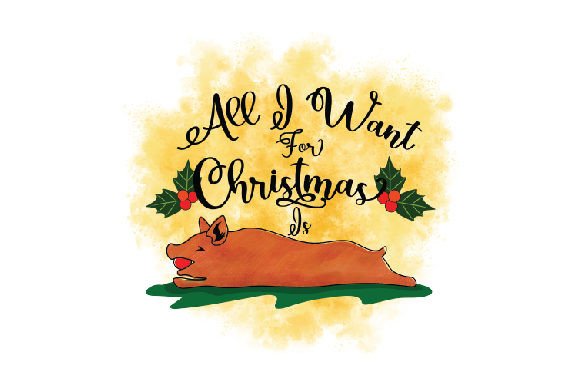 A Christmas Sketch Where Humor Meets Embroidery