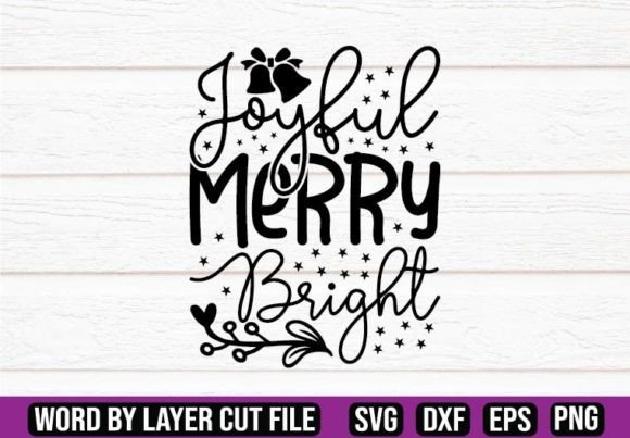 A Designer's Take on the Joyful Merry Bright SVG: A Brand Craft Asset