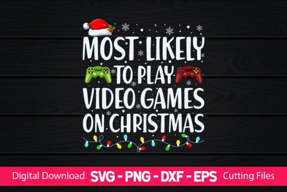 A Fun Christmas SVG Graphic for Gaming Craft Projects