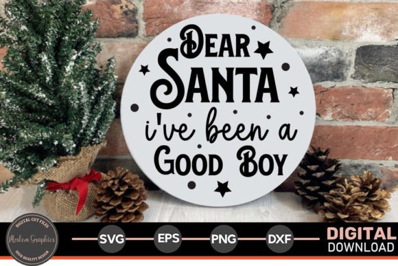 A Graphic Design Asset Review: Dear Santa I've Been a Good Boy SVG