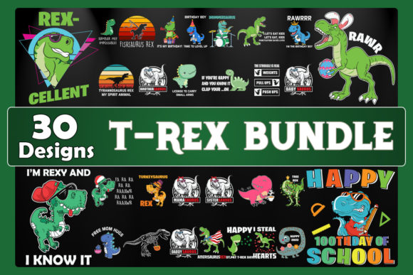 A Graphic Designer’s Review: T-rex Bundle SVG for Crafts & Branding