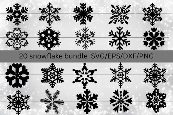 Crafting Elegance with a Premium Snowflake SVG Bundle