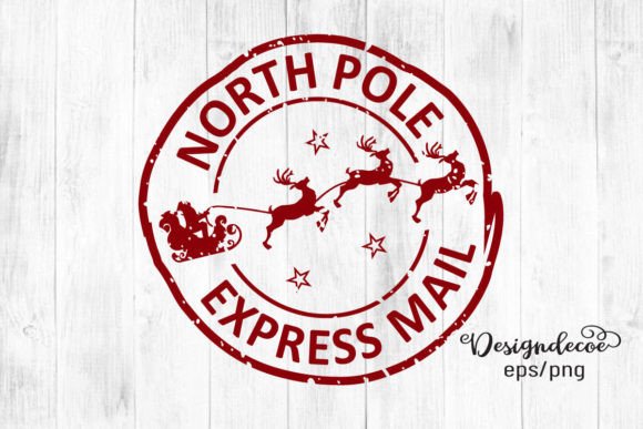 Embroidery Review: North Pole Express Mail Santa Stamp