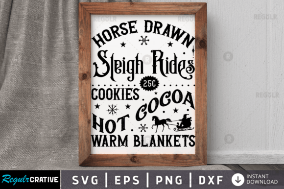 Evaluating Horse Drawn Sleigh Rides Graphics for Craft Branding
