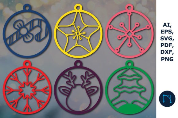 Perfect Laser Cut Files for Winter Ornament Crafting