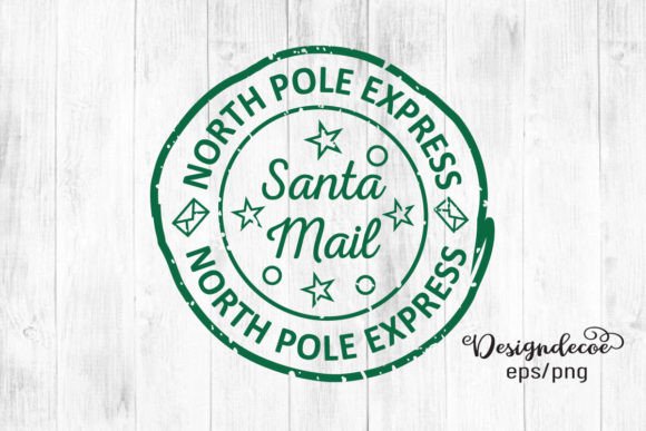 Santa Mail Stamp: A Designer's Review for Crafts & Graphics