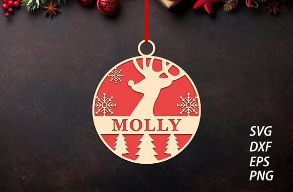 Testing a Laser Cut Deer Ornament Design for Winter Products