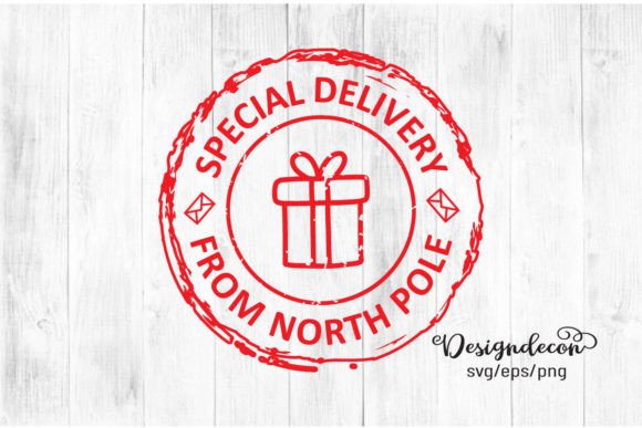 Testing the North Pole Stamp Design for Real Craft Projects